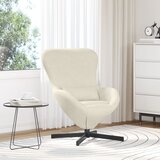 vidaXL Jaja Fotelja Krem Velur | shoptok.hr