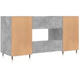  Radni stol boja betona 140 x 50 x 75 cm od konstruiranog drva | shoptok.hr