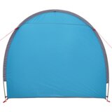 vidaXL Šator za spremanje bicikala s krovom s pohranom s zračnim otvorom Plava | shoptok.hr