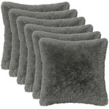  Jastuk s jastukom HEERLEN 6 kom. Svijetlo zelena PV flis - Svijetlo zelena 35 x 35 cm 6 | shoptok.hr