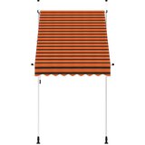 Tenda na ručno uvlačenje 150 cm narančasto-smeđa | shoptok.hr