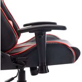 vidaXL Gaming stol črno in rdeče umetno usnje | Shoptok.si