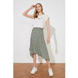Trendyol multicolor patterned asymmetrical knitted skirt Cene