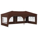  Zložljivi šotor za zabave 575 x 288 x 245 cm Rjava, (5000248604) | Shoptok.si