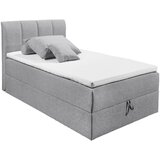 MID.YOU POSTELJA BOXSPRING 120 cm x 200 cm , tekstil siva | Shoptok.si