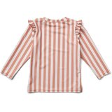 Liewood kopalna majica tenley stripe dusty coral/creme de la creme | Shoptok.si