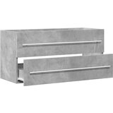 vidaXL Ormarić za umivaonik siva boja betona 100 x 38,5 x 48 cm drveni | shoptok.hr