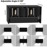 KINGWEN 20 W LED Zunanje Stenske Svetilke - 6000 K (Komplet 2 Kosa) | Shoptok.si