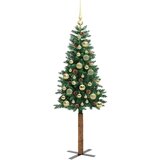 vidaXL Ožja jelka med 150 LED Zelena 150 cm PVC in trden bor | Shoptok.si