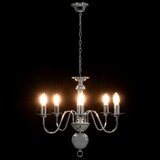  Luster srebrni 5 žarulja E14 | shoptok.hr