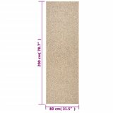  Tepih ZIZUR 80 x 200 cm s izgledom jute unutarnji i vanjski | shoptok.hr