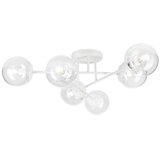  Plafonski luster MALENA 6xE14/5W/230V bela/prozirna | Eponuda.com