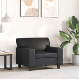  Fotelja crna 60 cm od umjetne kože | shoptok.hr