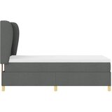  Krevet s opruga kutije Tamno siva 190 x 90 cm tkanina | shoptok.hr