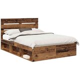  Konstrukcija postelje Star les 150 x 200 cm Masivno borovo les, (5000102713) | Shoptok.si