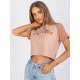 FANCY T-shirt-FA-TS-7708.44-dark beige | shoptok.hr