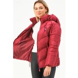 Dewberry Z6769 WOMEN'S COAT-BURGUNDY | Shoptok.si