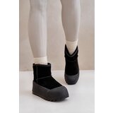 Big Star Warm Suede Snow Boots on Platform | Shoptok.si