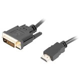 Lanberg Kabel hdmi macho dvi macho 24+1 1,8m dvojna povezava zlato 4K, (21091031) | Shoptok.si