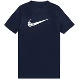 Nike Funkcionalna majica marine / črna / bela