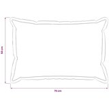  Presvlaka za jastuk 6 kom. HOUTEN Plava 50 x 75 cm - Dizajn s paspulom Plava 6 | shoptok.hr