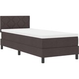  Krevet s kutijom opruga s madracem tamnosmeđi 80x200 cm | shoptok.hr