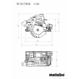 Metabo KS 18 LTX 66 BL 16.5 cm Black, Grey Cijene