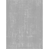 poster Symmetrical 30 × 40 cm, sivi