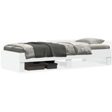  Okvir za krevet bijeli 75x190 cm konstruirano drvo | shoptok.hr