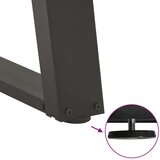 vidaXL noge za jedilno mizo u-oblika 2 kosa antracit 90x(72-73) cm | Shoptok.si