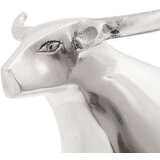 vidaXL skulptura Srebrna Aluminij 20 x 17 x 23 cm Privlačan dizajn | shoptok.hr