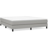  Okvir za krevet s oprugom svjetlosivi 180x200 cm od tkanine | shoptok.hr