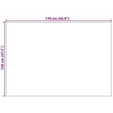  Preproge za površine Pravokotna Antracit 170 x 120 cm, (5000129072) | Shoptok.si