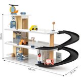 ECO TOYS Velika drvena garaza parking sa liftom i autoperionicom ( 1088 ) Cene