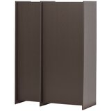 WOOOD Temno rjava omarica v jesenovem dekorju 102x140x44 cm Brock – | Shoptok.si