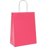  Papirnate vrećice 50 kom s ručkama ružičaste 21x11x28 cm | shoptok.hr