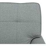  Ležaljka s jastukom Svijetlo siva 91 x 157 x 91 cm tkanina | shoptok.hr