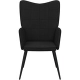  Stolica za opuštanje crna od tkanine | shoptok.hr