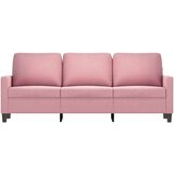  Kavč trosed roza 180 cm žamet | Shoptok.si