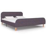vidaXL Okvir kreveta bez madraca Taupe tkanina 135x190 cm | shoptok.hr