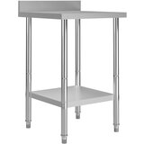 vidaXL Kuhinjski radni stol 60 x 60 x 93 cm od nehrđajućeg čelika Cijene