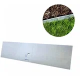 Kovinske robove za travo 18,5x120 cm brez barve, Beetumrandung, enostavna montaža, (5000218453)