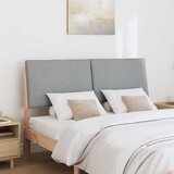  Tapecirani uzglavlje Svijetlo siva 150 cm Čvrsto borovo drvo | shoptok.hr