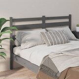  Uzglavlje za krevet sivo 156 x 4 x 100 cm od masivne borovine | Eponuda.ba