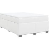 Maison Chic Box spring postelja - Vzmetna postelja z vzmetnico bel 140x190 cm umetno usnje SL4795, (21906886) | Shoptok.si