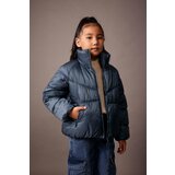 Defacto Girl Water Repellent Stand Collar Pocket Zippered Puffer Jacket | Eponuda.ba