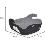 Cangaroo Auto sedište buster Jet 125-150cm Grey | Eponuda.com
