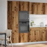 vidaXL Ormarić za mikrovalnu pećnicu staro drvo 60x57x207 cm