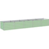 Povišeni vrtni krevet Pastelno zelena 400 x 80 x 55 cm | shoptok.hr