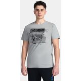 Kilpi Men's cotton T-shirt GYPORTELA-M Light gray Cene